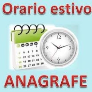 ORARIO ESTIVO DI APERTURA DEI SERVIZI DEMOGRAFICI E PROTOCOLLO