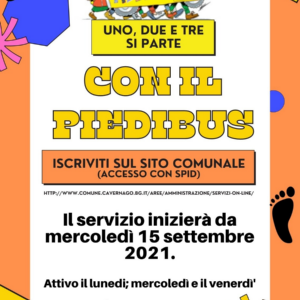 PIEDIBUS: SI INIZIA