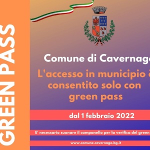 ACCESSO AL MUNICIPIO: GREEN PASS