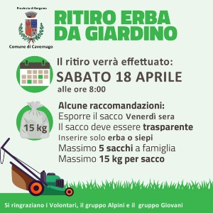 RITIRO SFALCIO DA GIARDINO