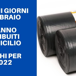 Distribuzione sacchi immondizia 2022